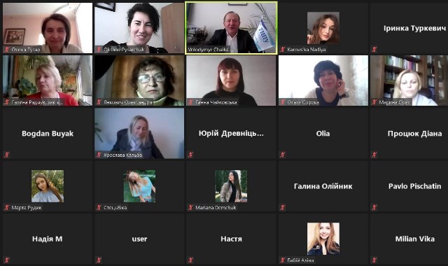 Модератор зустрічі - декан факультету проф.Чайка В.М.